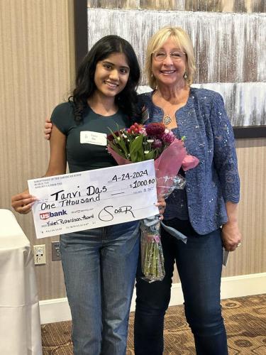 Violet Richardson winner, Tanvi Das